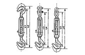 船用開(kāi)式花籃螺絲GHI
